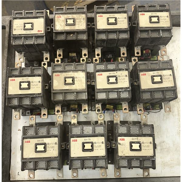 Lot of (11) ABB #EH170C2P-1 Contactors