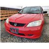 Image 8 : A3 --  2004 HONDA CIVIC DX , Red, 214544 KM   "NO RESERVE"