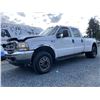 Image 2 : A2 --  2003 FORD F350 SUPER DUTY CREW CAB 4X4, White, TMU  "NO RESERVE"