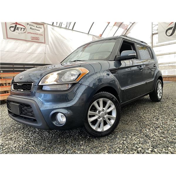 D1 --  2013 KIA SOUL + , Blue, 132948 KMS