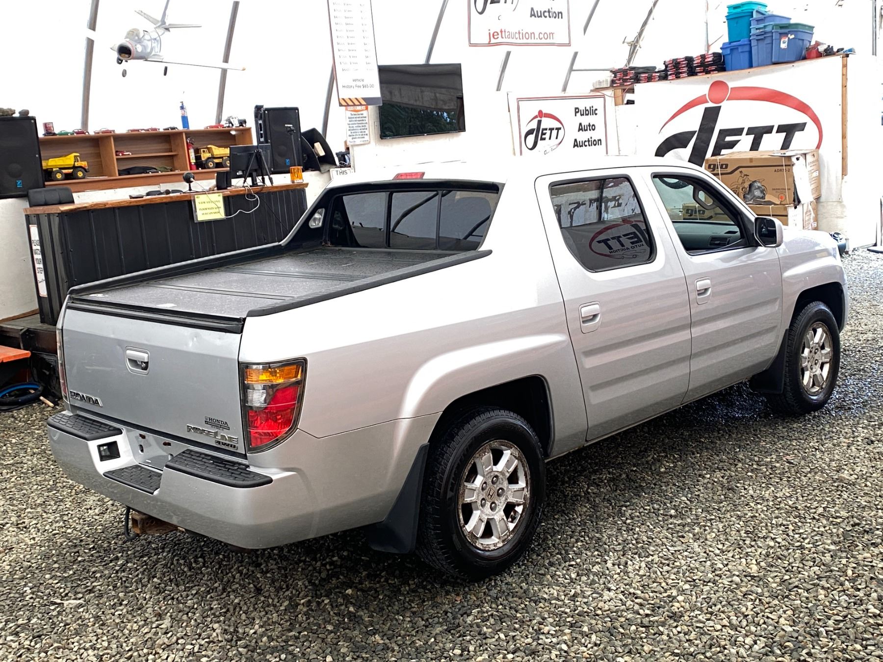 Honda Ridgeling Rts E4 -- 2008 HONDA RIDGELINE RTS PICKUP, Silver, 112191 MILES