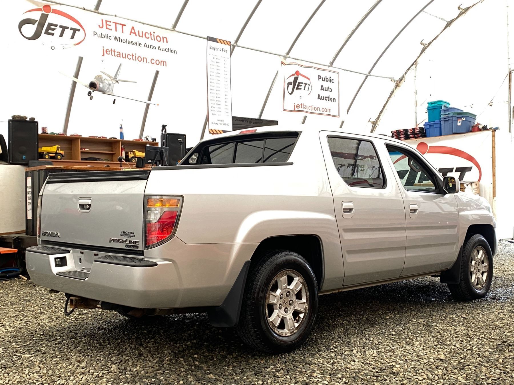 Honda Ridgeling Rts E4 -- 2008 HONDA RIDGELINE RTS PICKUP, Silver, 112191 MILES