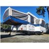 Image 2 : 0A --  2008 Americana Tent Trailer By Fleetwood, White, From The Tongue/Hitch To The Bumper Is   25'