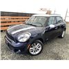 Image 1 : F6F --  2013 MINI COOPER S COUNTRYMAN, AWD, Blue, 101574 KMS