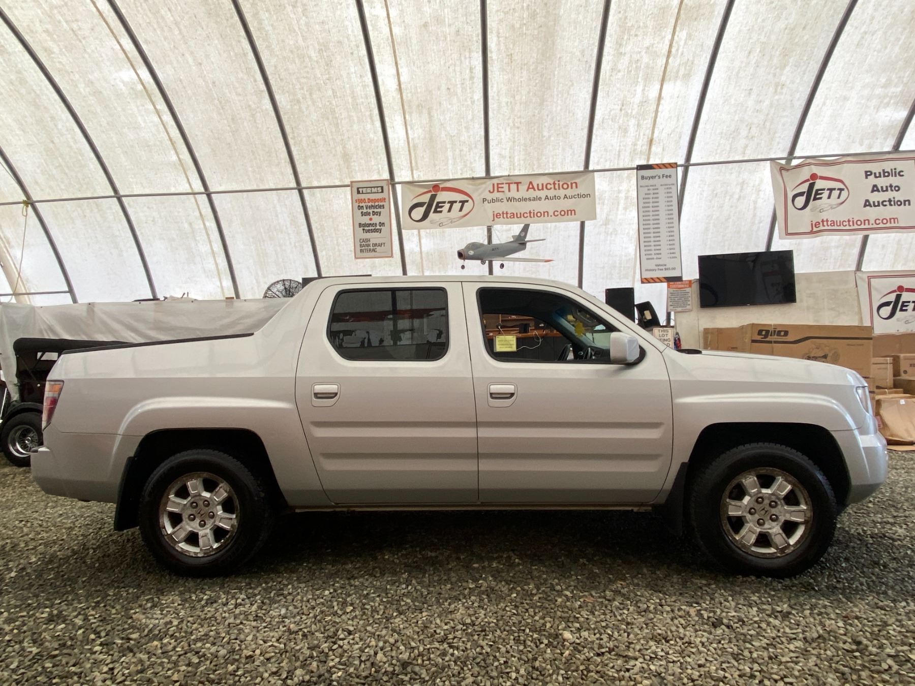 Honda Ridgeling Rts E4 -- 2008 HONDA RIDGELINE RTS PICKUP, Silver, 112191 MILES