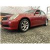 Image 2 : B6 --  2006 INFINITI G35 AWD, Red, 188901 KM