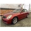 Image 3 : B6 --  2006 INFINITI G35 AWD, Red, 188901 KM