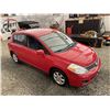 Image 10 : A12F --  2009 NISSAN VERSA S, Red, 189940 KM