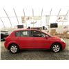 Image 12 : A12F --  2009 NISSAN VERSA S, Red, 189940 KM