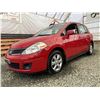 Image 2 : A12F --  2009 NISSAN VERSA S, Red, 189940 KM