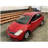 Image 4 : A12F --  2009 NISSAN VERSA S, Red, 189940 KM