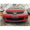 Image 5 : A12F --  2009 NISSAN VERSA S, Red, 189940 KM