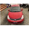 Image 7 : A12F --  2009 NISSAN VERSA S, Red, 189940 KM