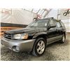 Image 2 : A12L --  2004 SUBARU FORESTER 2.5XS AWD, Black, 196212 KM