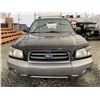 Image 6 : A12L --  2004 SUBARU FORESTER 2.5XS AWD, Black, 196212 KM