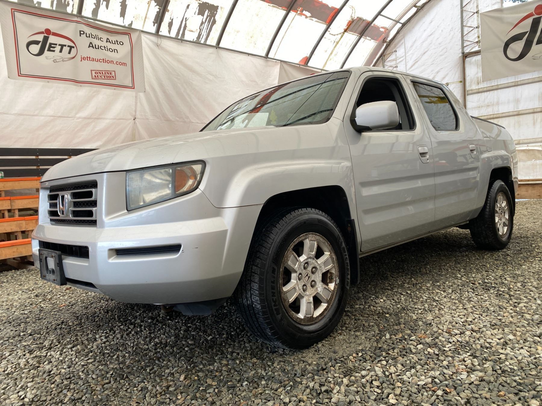 Honda Ridgeling Rts E4 -- 2008 HONDA RIDGELINE RTS PICKUP, Silver, 112191 MILES