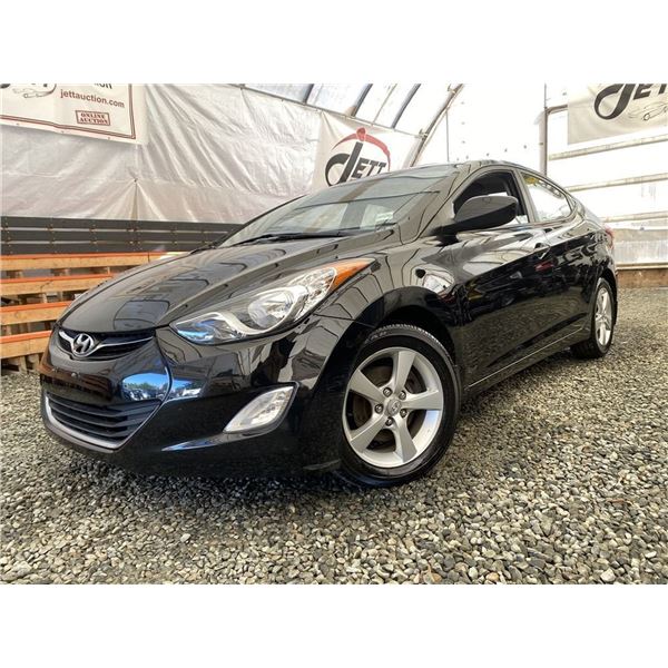 C5 --  2012 HYUNDAI ELANTRA GLS, Black, 119973 KM