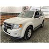 Image 3 : A8 --  2009 FORD ESCAPE XLT AWD, White, 259845 KM