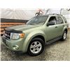 Image 1 : F6C --  2008 FORD ESCAPE XLT AWD , Green, 240690 KM