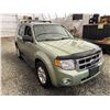 Image 9 : F6C --  2008 FORD ESCAPE XLT AWD , Green, 240690 KM