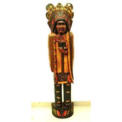 Cigar store Indian- 5' 8-1/2" tall (1)