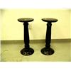 Image 1 : Pair of plant stands- each is 1' 11-1/2" H, 10" diameter (1)