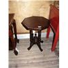 Image 1 : Octagon lamp table- 26" H, 20" D & W (1)