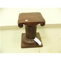 Very small plant stand- 15-1/2" H, 11-1/4" x 11" (1)