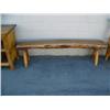 Image 1 : Log style bench no back rest- 72" W (1)