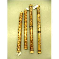 Lot of 4 rain sticks (1)