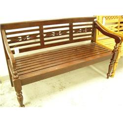 Dark colored bench- 56" W (1)