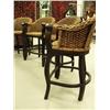 Image 2 : Lot of 4 bar stools- each approx. 46" H (1)