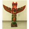 Image 1 : Stylized Alaska totem pole made in Indonesia- 3' 4-1/4" tall (1)