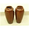 Image 1 : Set of wooden vases- 11-3/4" H, 5-1/2" W (1)