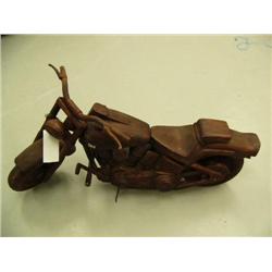 Motorcycle- approx. 19" H, 40" W (1)