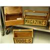 Image 2 : 3 wooden boxes named Bread, Tools, and Magazines (1)