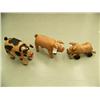 Image 1 : Lot of 3 pigs- one on wheels (1)