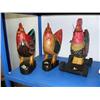 Image 1 : Lot of 3 chickens- one on wheels (1)