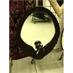 Swan beveled mirror- 31" H, 24-3/4" W (1)