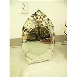 CHOICE on 5 beveled mirrors: 16" H, 10-3/4" W (1)