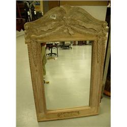 Whitewashed mirror- 44-1/2" H, 28" W (1)
