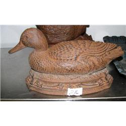 Cast iron duck door stop- 8" H, 16" W (100)