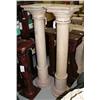 Image 1 : Pair of whitewashed pillars- 58-3/4" tall (1)