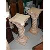 Image 1 : Pair of whitewashed columns- 27-1/2" tall (1)