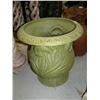Image 1 : Green leaf designed pot cast iron- 21-1/2" H, 20" diameter (100)