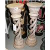 Image 1 : Pair of open twist columns- 32-1/2" tall (1)