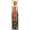 Image 1 : Alaska style totem pole- 78" tall- missing its wings (1)