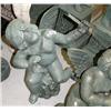 Image 5 : Lot of 4 cherubs playing various instruments cast iron- 3ach approx. 28" tall (100)