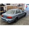 Image 15 : 0C --  1999 HONDA CIVIC, BLUE, 183411 KM "NO RESERVE" CHARITY