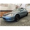 Image 3 : 0C --  1999 HONDA CIVIC, BLUE, 183411 KM "NO RESERVE" CHARITY